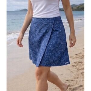 RipSkirt Hawaii Geometric Dot Wrap Skirt Medium Quick Dry Travel Beach Vacay